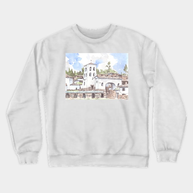 Chinchero, Peru Crewneck Sweatshirt by BarnabyEdwards